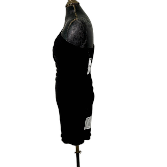 Laundry by Shelli Segal Black One-Shoulder Mini Dress Size 4 NWT $295 Nordstrom - Picture 3 of 8